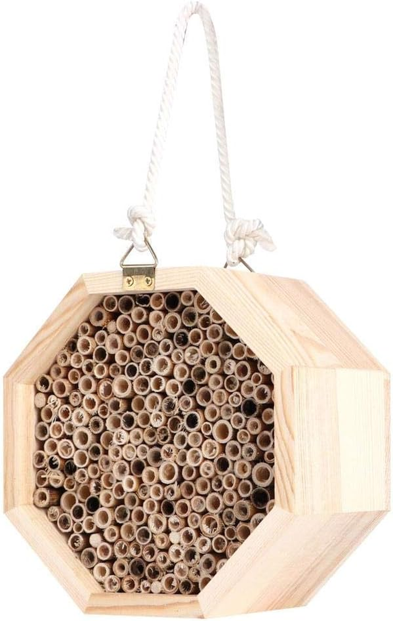 Insect Hotel Insect House, Wooden Bee House, Bee Nesting, Wood Bug Room for Garden for Outdoor Yard Decoration image number 3