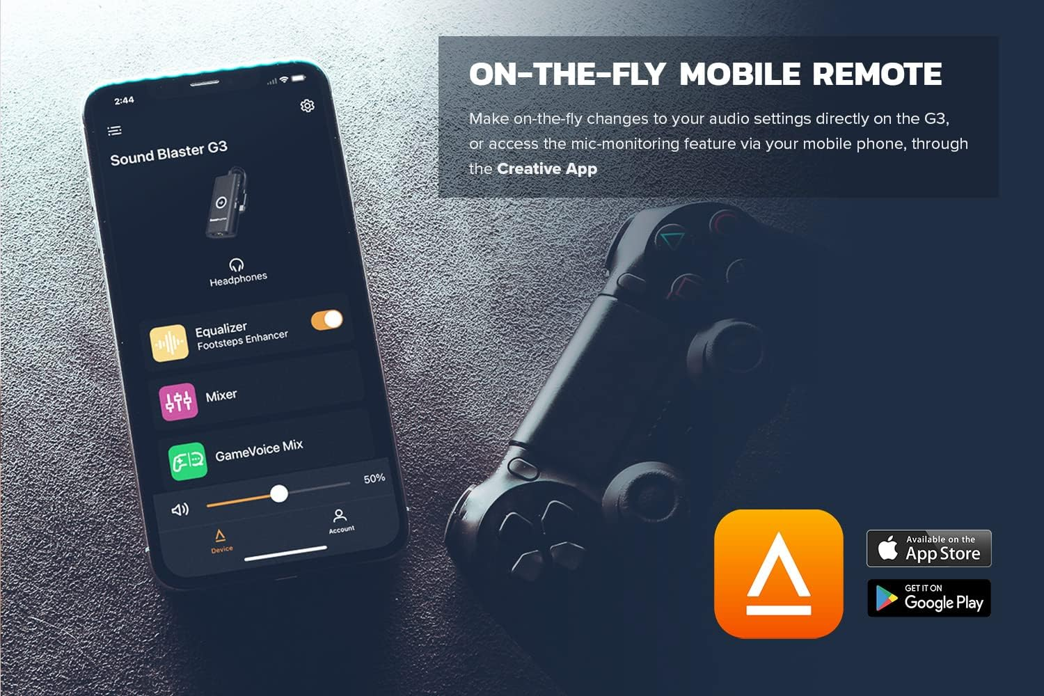 Creative Labs Sound Blaster G3 Portable USB Gaming DAC image number 1