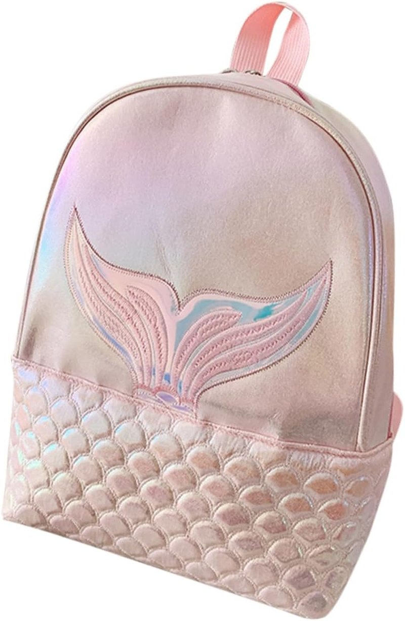 DEARMAMY Mermaid Boys and Girls Backpack for School and Travel Cute Cartoon Design for Preschool and Elementary Girls image number 5
