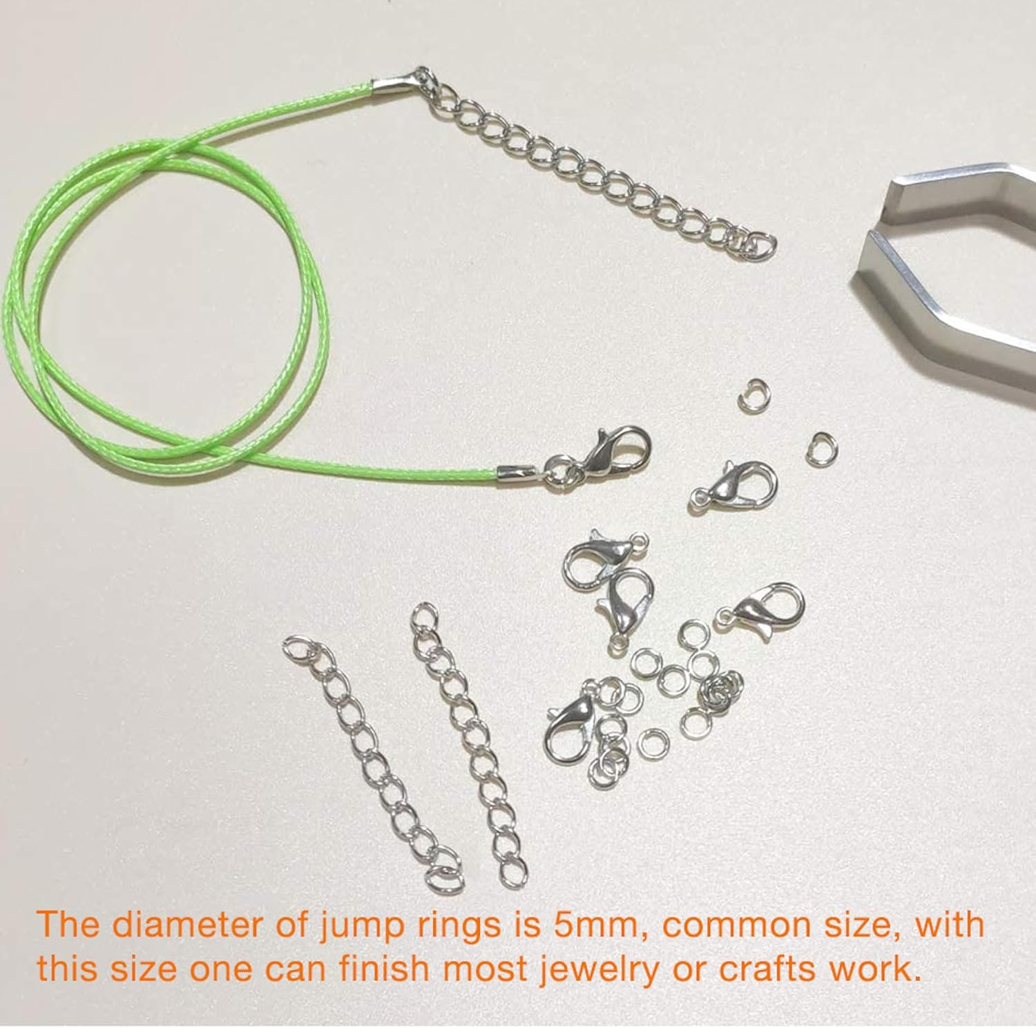 200 PCS Open Jump Rings 5Mm X 0.7Mm Stainless Steel Open Jump Rings Connectors Jewelry Findings (Gold) image number 6