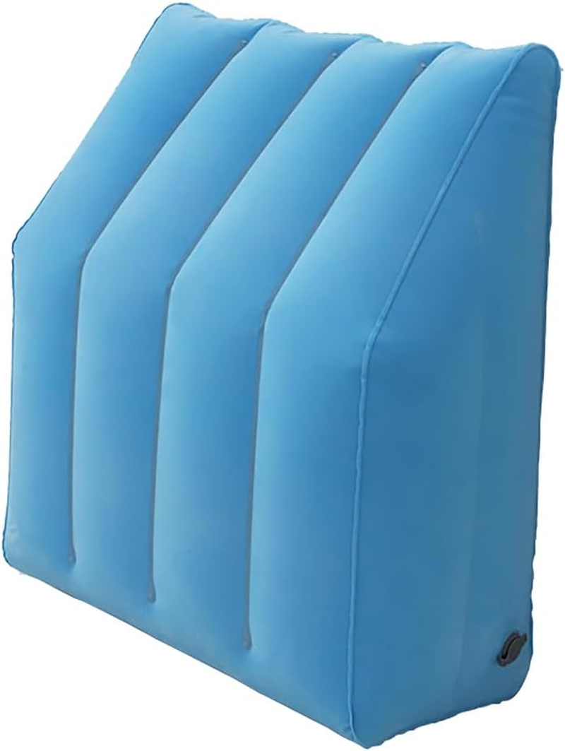 Baiao Inflatable Wedge Pillows, Stand up Pillow for Air Mattresses, Seat Pillow for Air Mattresses, Sleeping Pillow for Back, Leg Support and Knee Support(Blue)