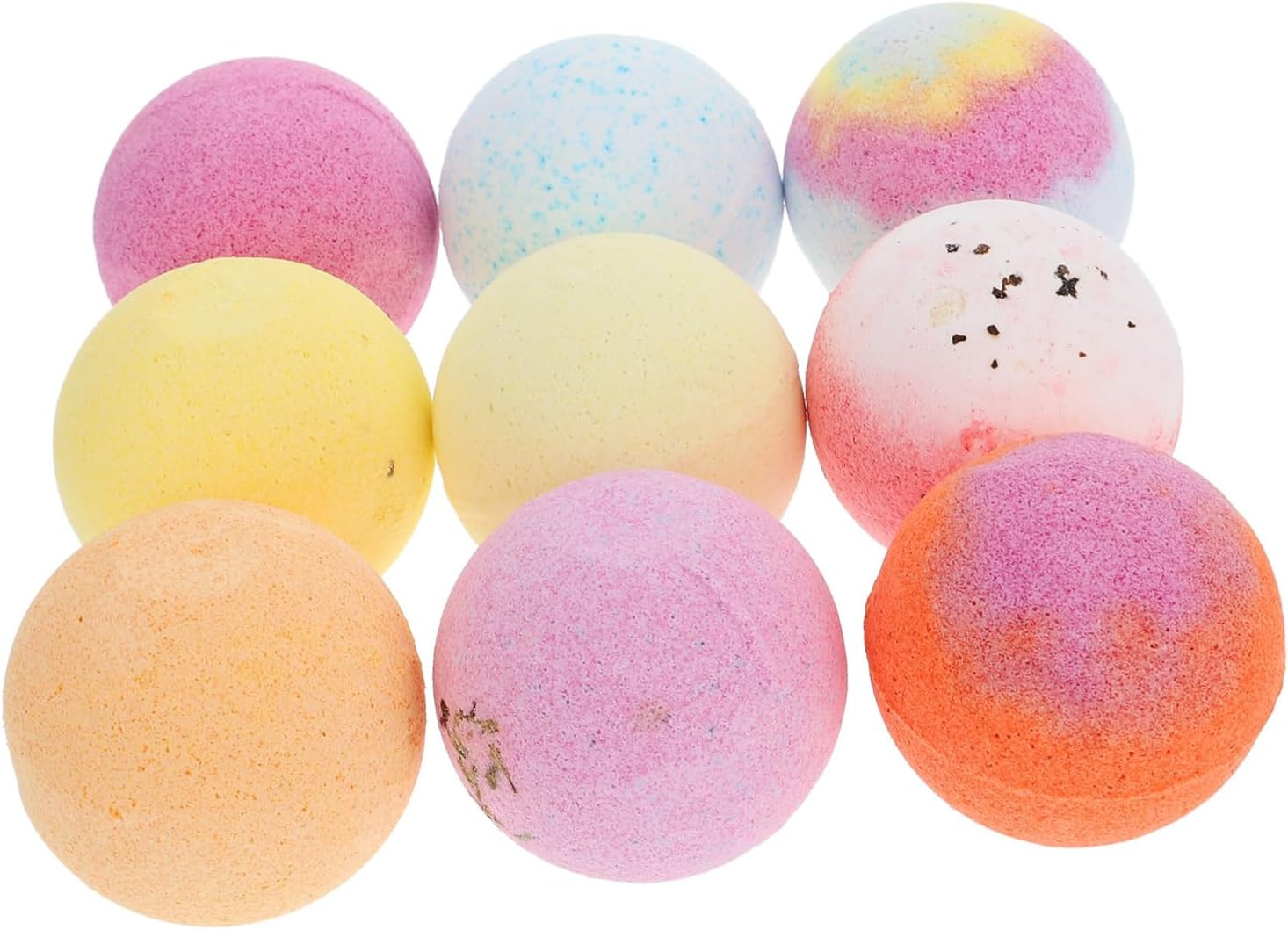 WOFASHPURET 9Pcs Elegant Aroma Salt Balls Skin Softening Spa Accessory Safe for Sensitive Skin image number 1