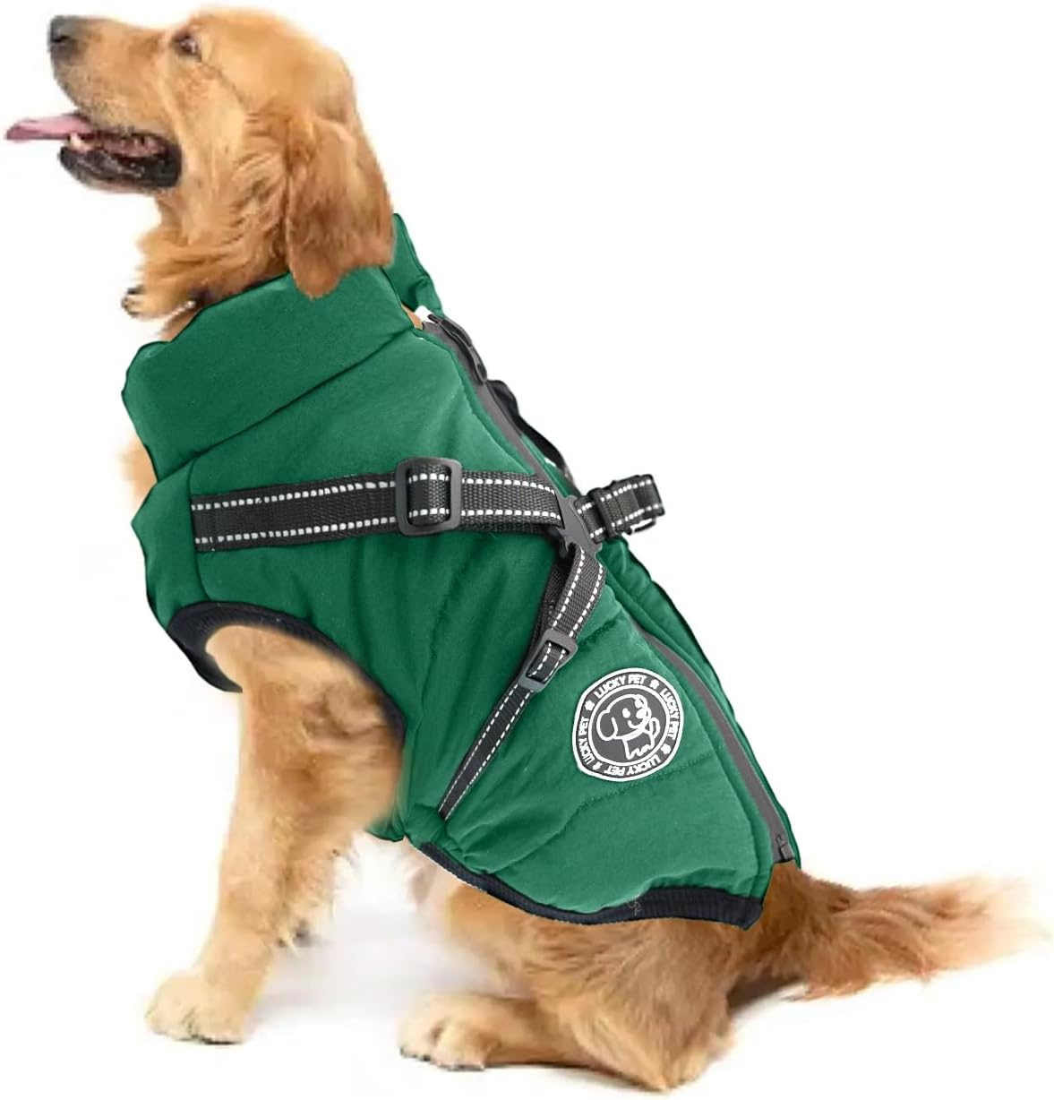 Dog Coat for Small Dogs, Waterproof, Dog Jacket, Winter Jackets and Winter Coats for Dogs, Dog Coat with Harness, Raincoat Dog Waterproof