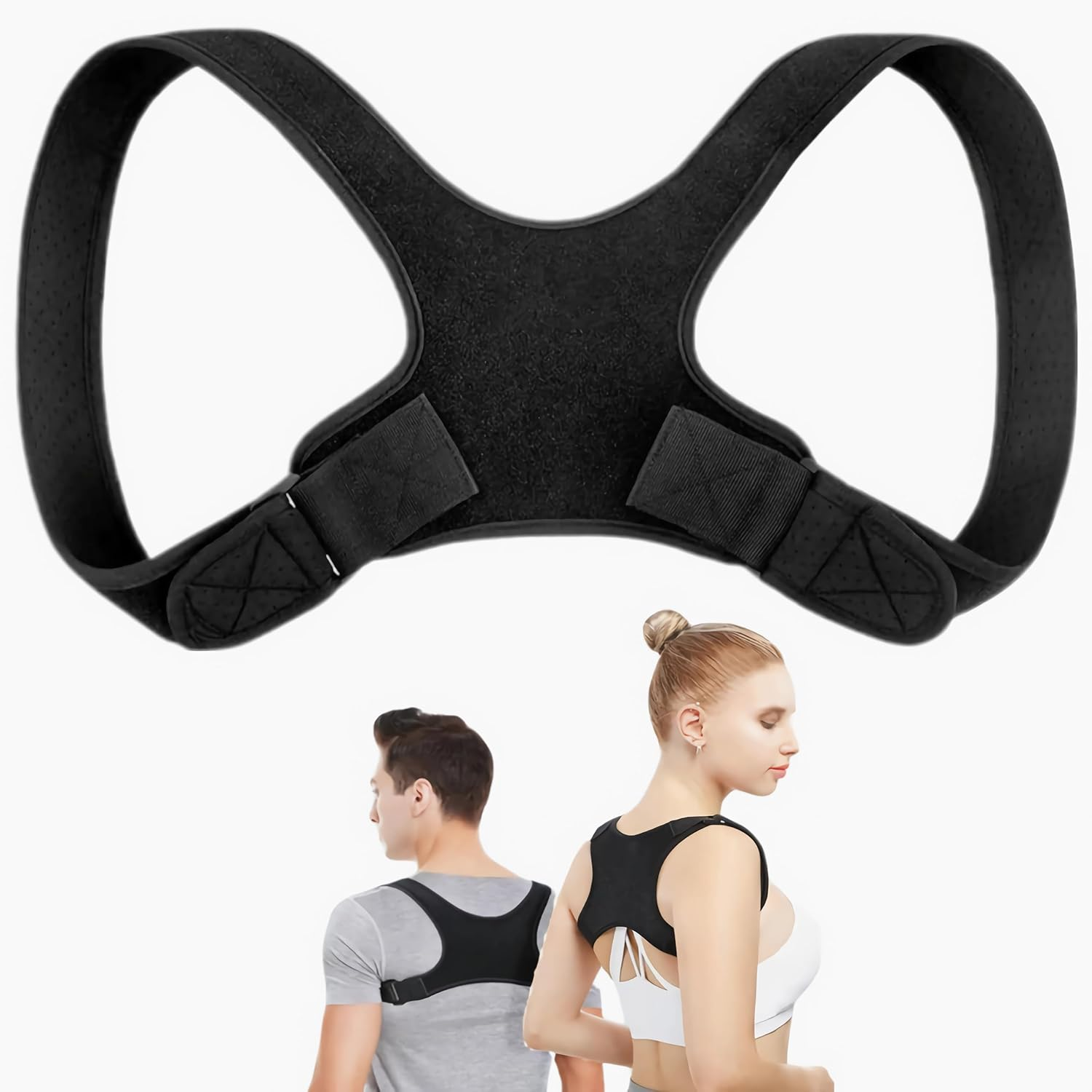 Posture Correctors for Men and Women, Adjustable Breathable Back Correctors for Improving Posture and Relieving Pain in the Neck and Shoulders image number 5