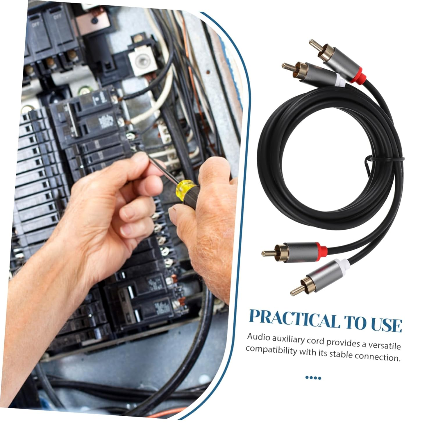 HOMOCONO Audio Cable to Durable Speaker Connection for Home Theater and DVD Player with Reliable Signal Transmission image number 1