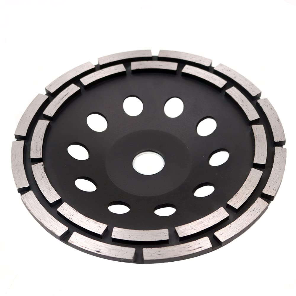 ZONADA 4.9" Double-Row Diamond-Cup Grinding-Wheel Grinding Disc 125Mm for for Concrete and Paint, Epoxy, Mastic, Coating Removal image number 5