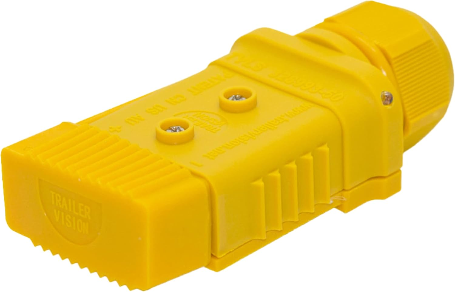 Trailer Vision 50 Amp Anderson Connector Cover Assembly with Rubber Dust Cap & LED - Protective Sleeve for SB50 Anderson Plugs Quick Connect System for Caravans Trailers Trucks Ute 4WD - 50A Blue