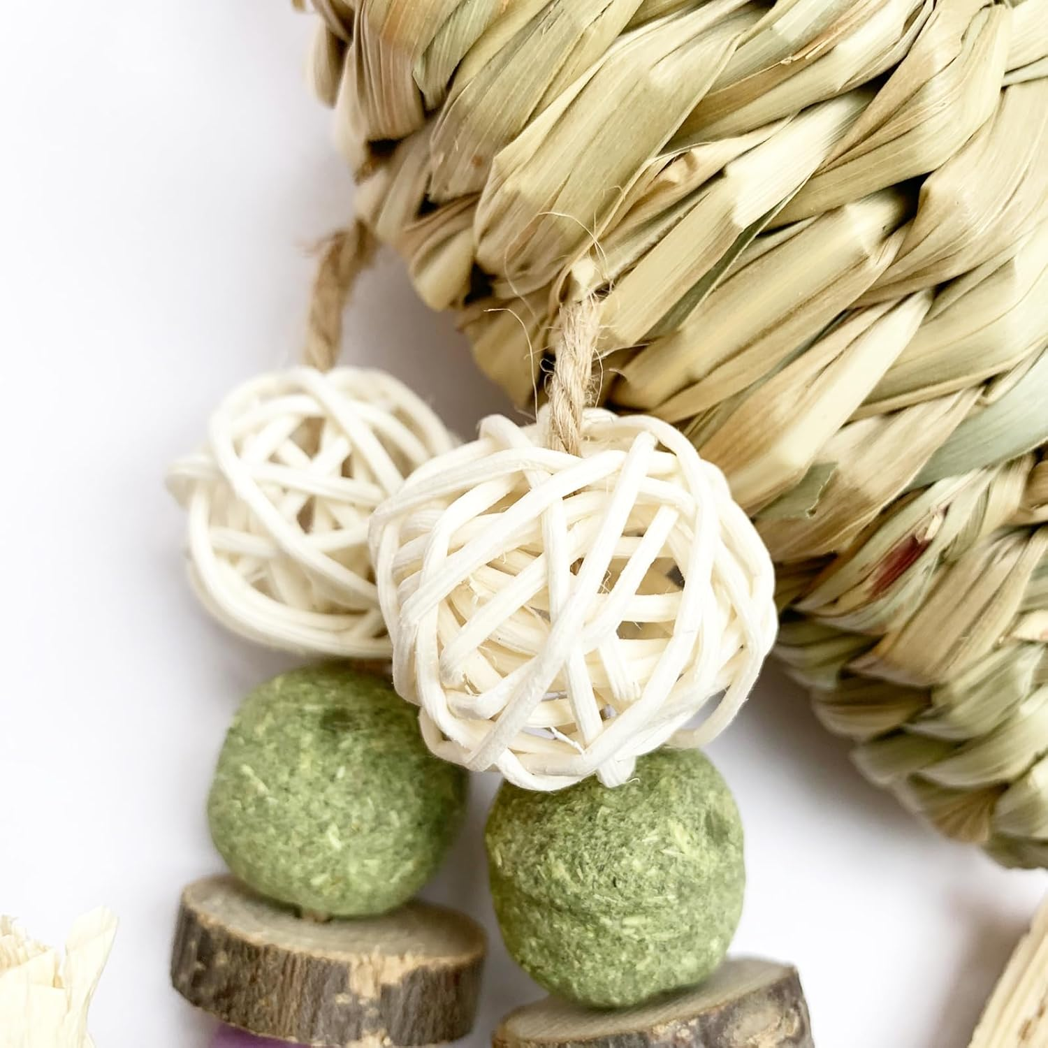 Rabbit Chew Toys for Bunny, Chew Toy Tooth Care Molar Tool Playing Rabbit Toy for Small Animal, Hamsters, Guinea Pigs image number 4