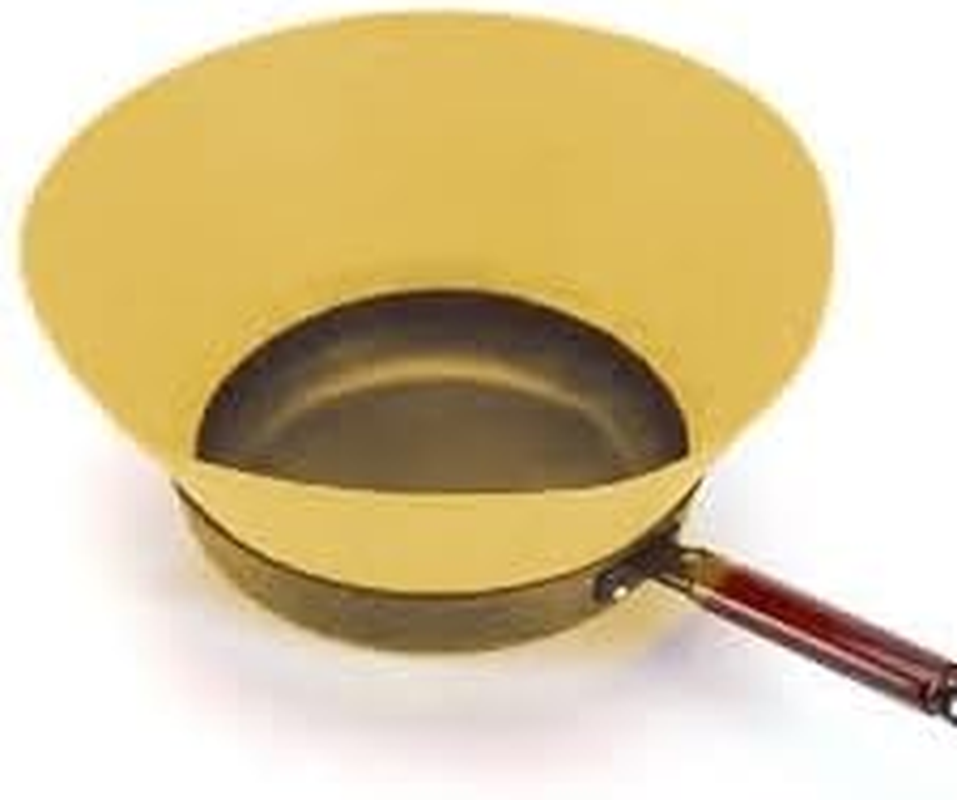 Generic Eco-Friendly Easy Clean Kitchen Pan Silicone Frying Wall Splash Proof Baffle (Mustard)