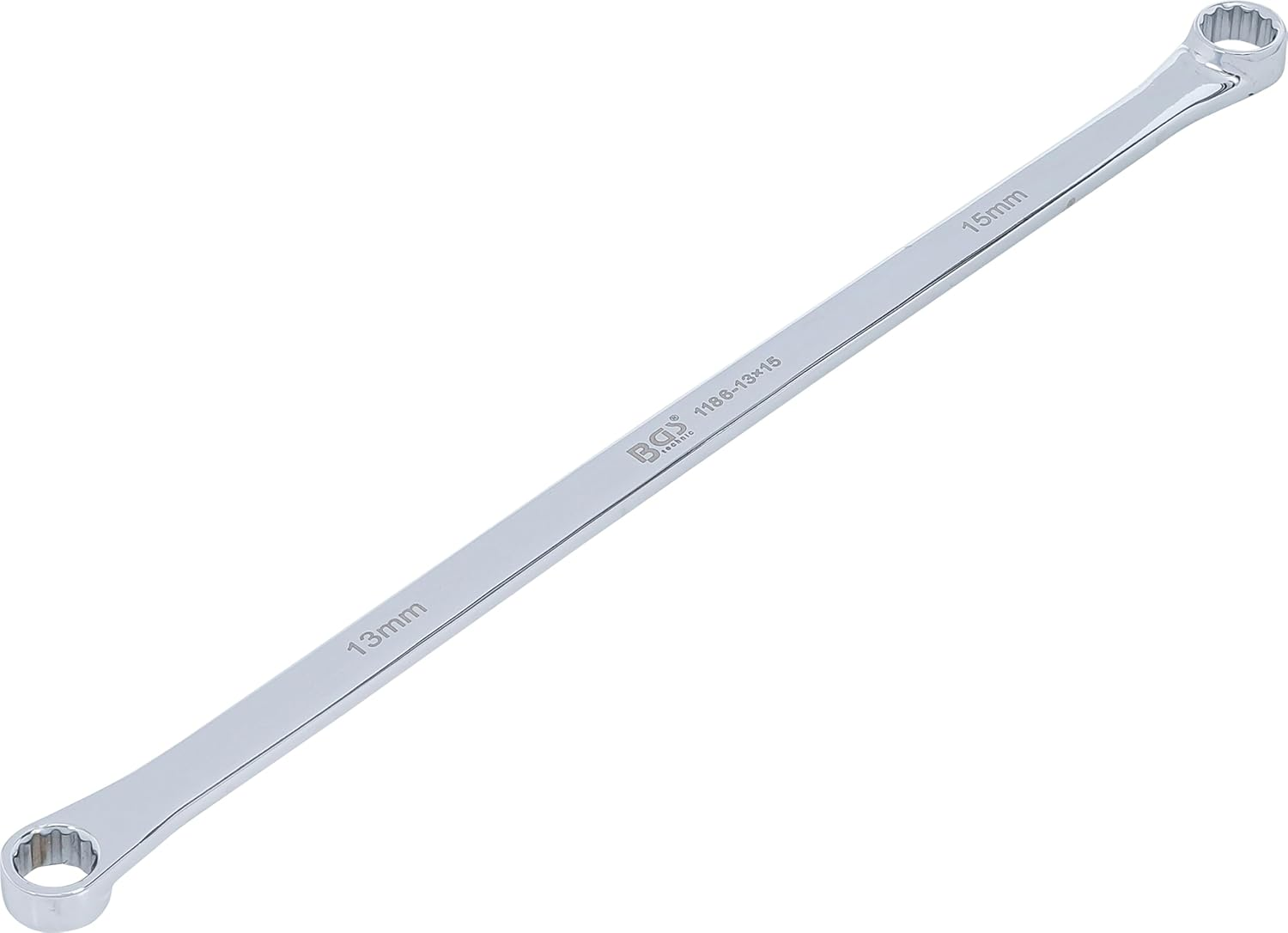 BGS 1186-12X14 | Double Ring Spanner | Extra Long | SW 12 X 14 Mm image number 1