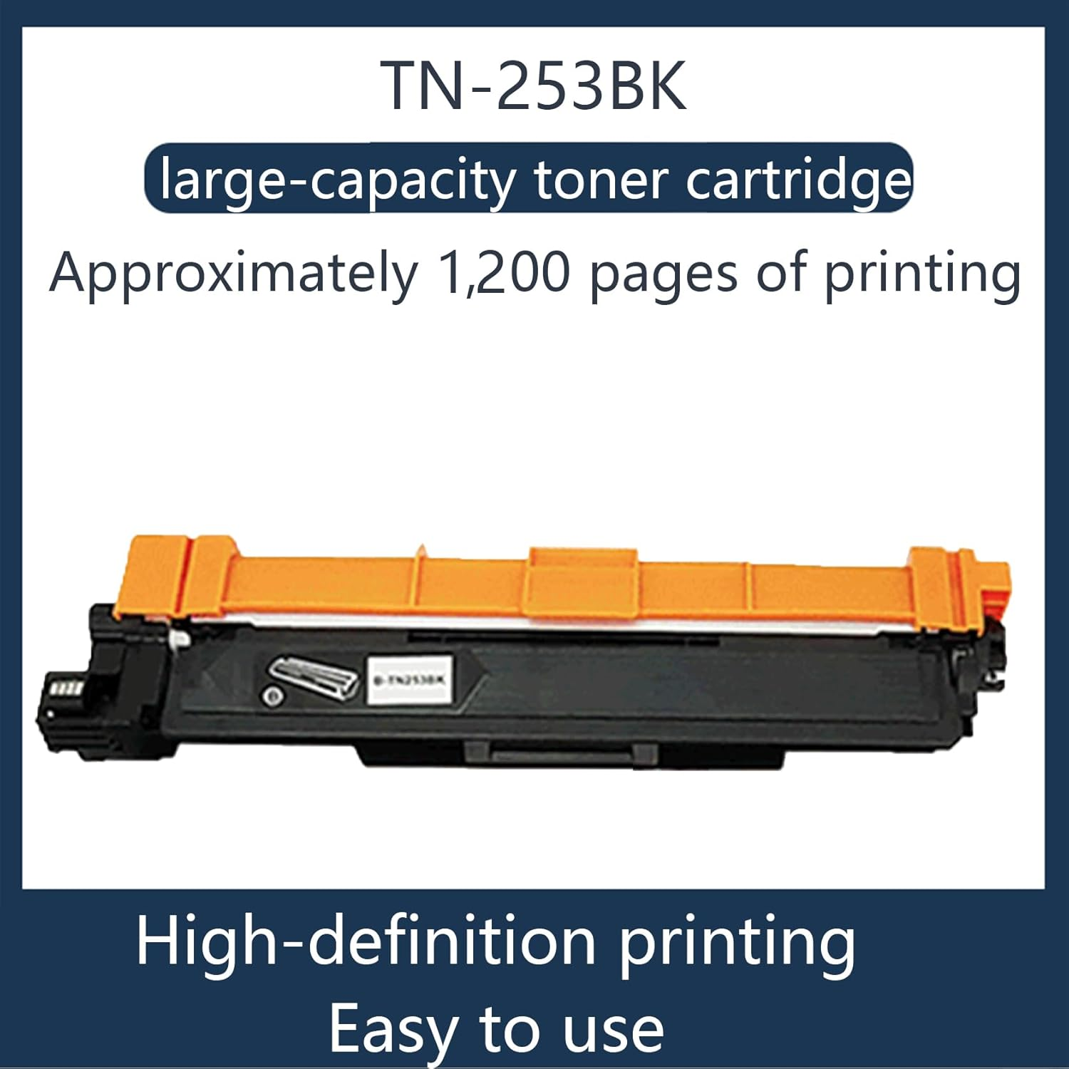 JOJOBE TN-253BK Compatible Toner Cartridge with Brother MFC-L3770CDW L3750CDW L3745CDW DCP-L3510CDW HL-L3270CDW L3230CDW , 2500 Pages per Cartridge Black image number 5