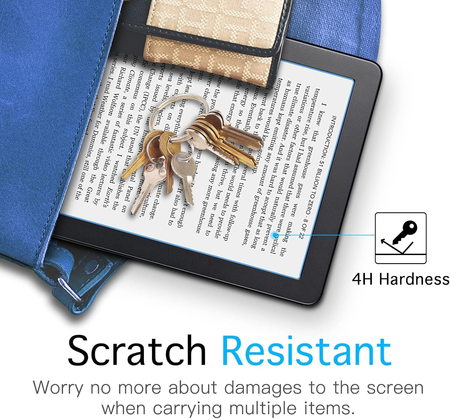 【2 Pack】T Tersely Screen Protector for Kobo Clara Colour/Clara BW, Premium Anti-Glare (Matte) PET Protective Film, Full-Coverage, Easy to Install image number 3