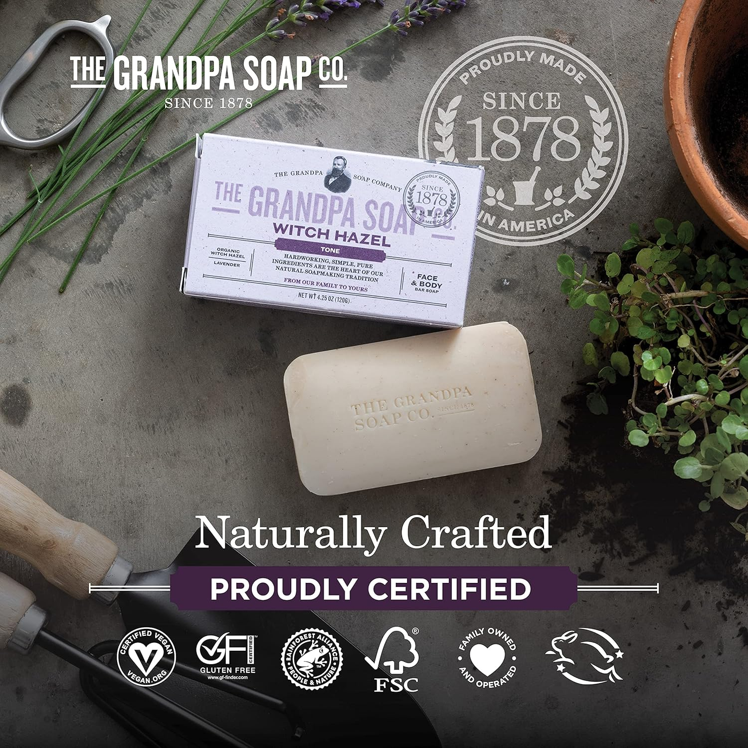 Grandpa'S Grandpas Soap Bar Witch Hazel, 4.25 Oz image number 5