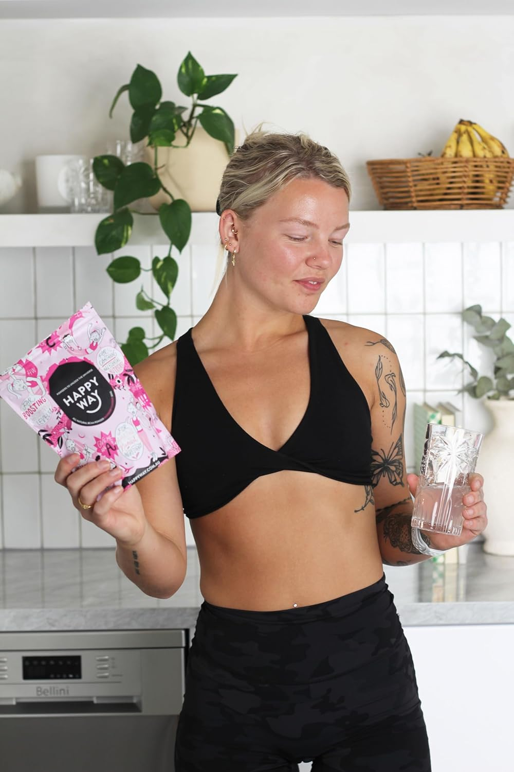 Happy Way BCAA Powder Raspberry Flavour 300G image number 2