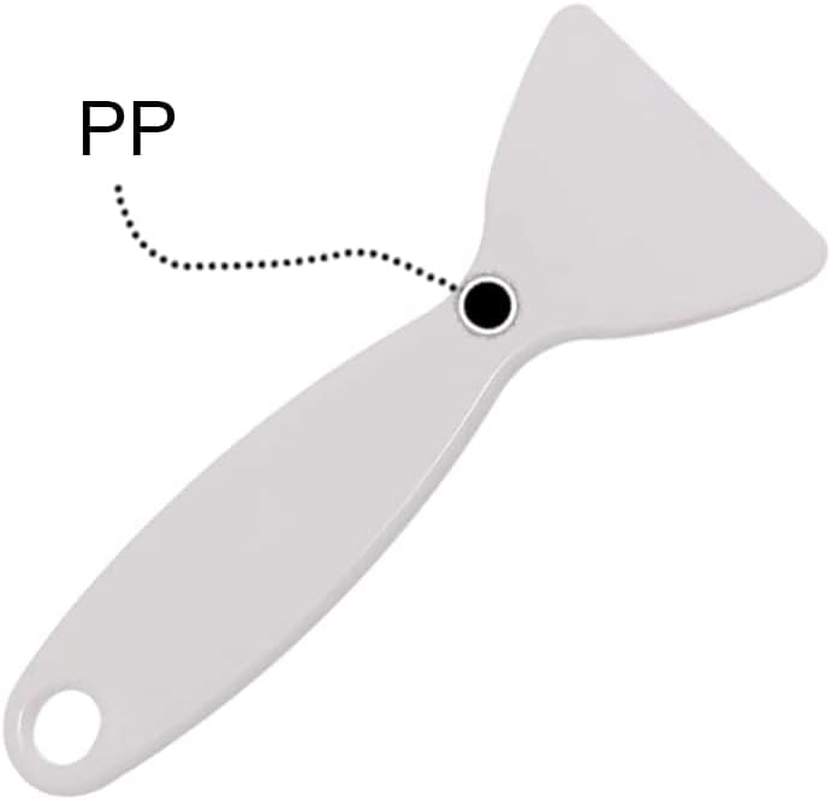 2 Pack Ice Scraper Shovel, Durable Plastic De-Icer Tool with Hanging Hole, Ergonomic Windscreen Ice Scraper for Refrigerator and Window by SZTTY image number 2