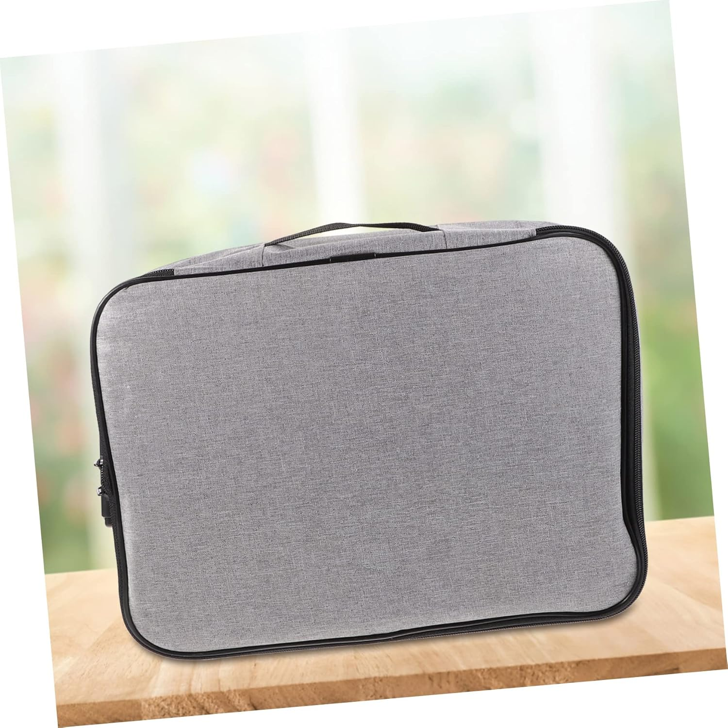 GLSTOY Multifunction File Storage Bag Portable Certificates Organizer Lock for Travel Documents Home Organization and Everyday Carry Large Capacity Material and Secure Storage Bag image number 4