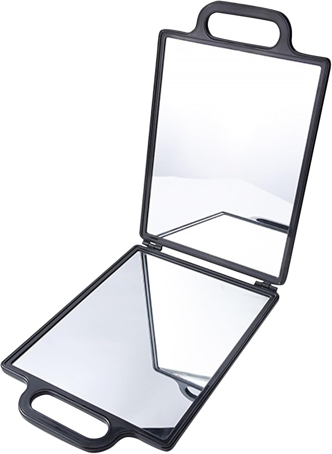 SHERCHPRY Professional Double-Sided Folding Hairdresser Mirror for Salon Use Portable Unbreakable Rearview Tool for Precise Cutting Styling and Grooming in Barber Shops image number 3