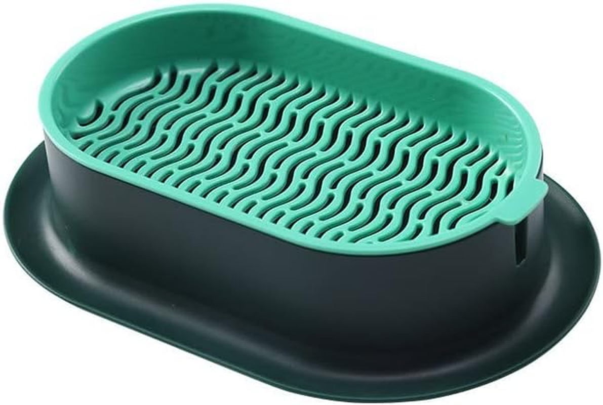 Cat Grass Planter Plastic Grass Box for Indoor Cat Grass,Practical Soil Free Growing Containers (Pink2)