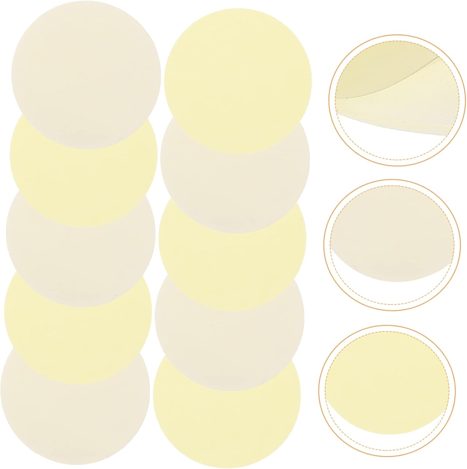 24Pcs Double Sided round Mounting Tape Pads for Home Car and Office Use Self-Adhesive Stickers for Fixing Ornaments and Accessories image number 5