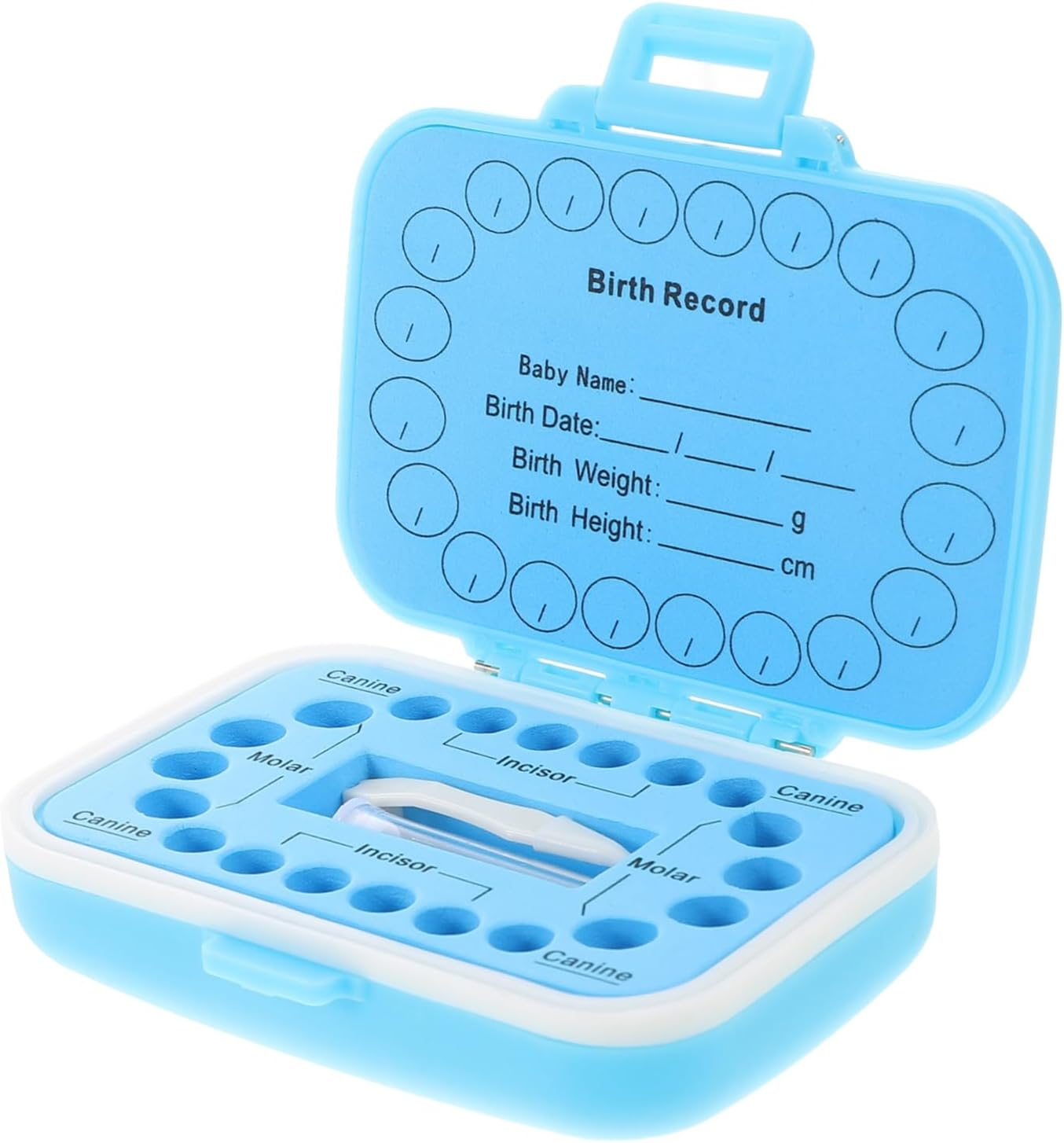 Yardwe Tooth Keepsake Box for Teeth Organizer for Newborns Boys Memory Preservation image number 4