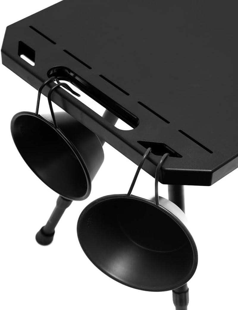 Picnic Table Adjustable Height Table Aluminium Alloy Table for Outdoor Indoor Picnic BBQ Hiking image number 4