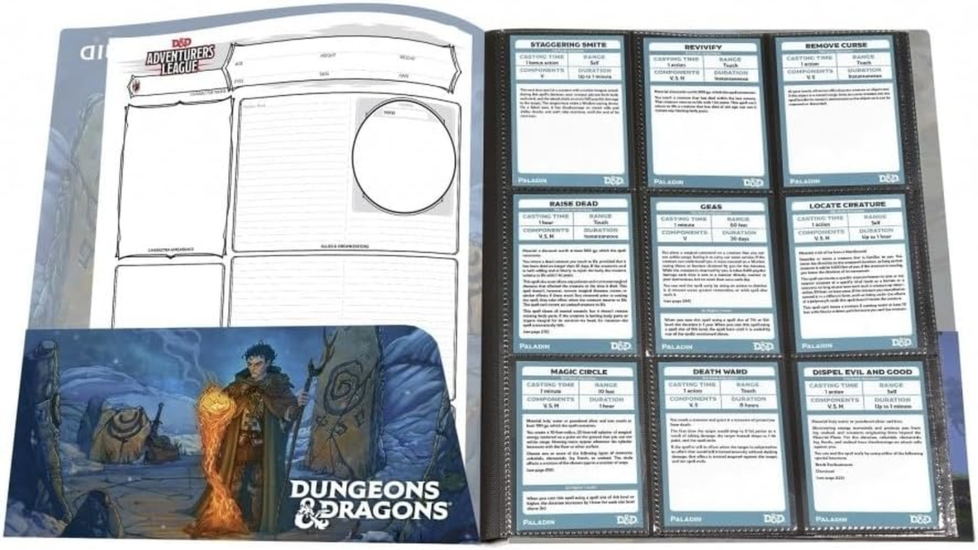 Ultra Pro Druid Class Folio with Stickers for Dungeons & Dragons) image number 1