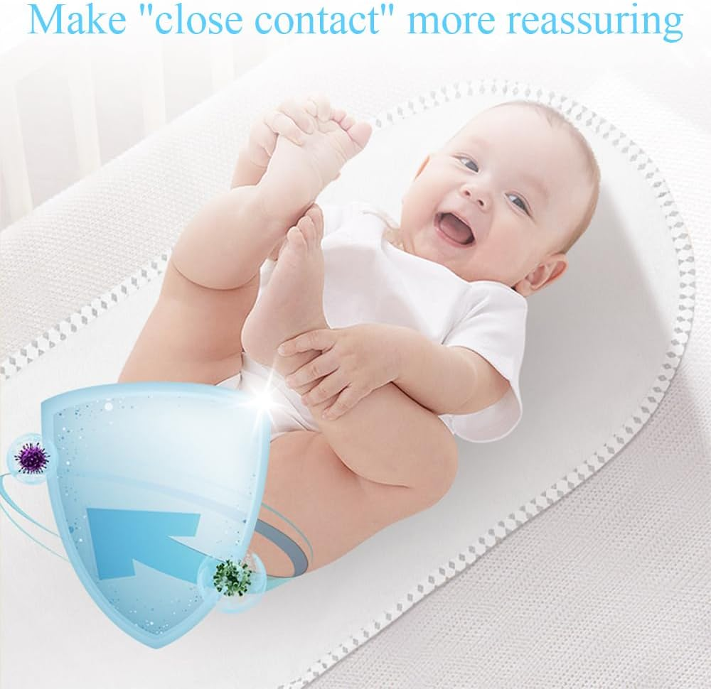 3-Pack Diaper Changing Pads, Changing Pad, Portable Reusable Diaper Pads, Pure Cotton, Washable, TPU Waterproof, Breathable, Enlarged Pad (58.5 * 26.5Cm)