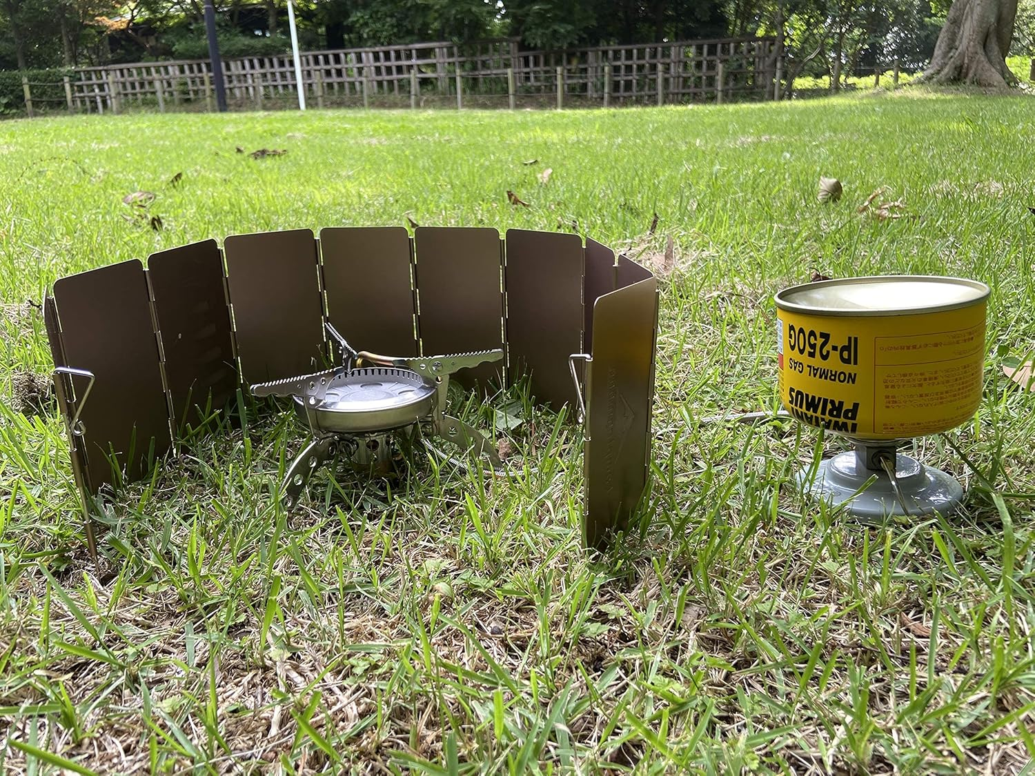 CAMPINGMOON 5.5 Inch High Camping Stove Windshield with Storage Box YD-8 - 8.66 Inch Height Yd-10 image number 3