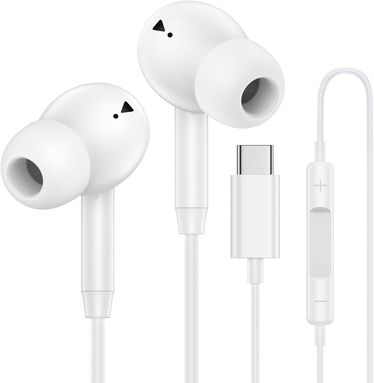 USB C Samsung Earbuds Wired Ear Buds for Samsung Galaxy A16 A36 5G A26 S25 Edge A56 S25 Ultra plus S24 FE A35 Z Fold 6 USBC In-Ear Headphones Wired Type C Earbud Earphones Headsets with Microphone