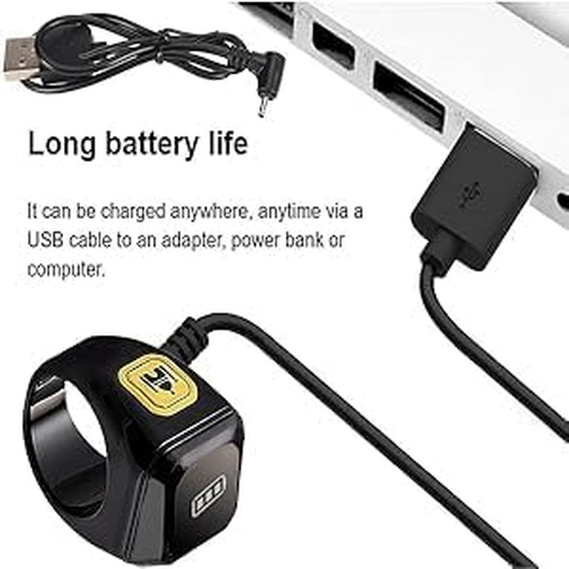 YUENTOEN Finger Tally Counter Clicker, Digital Tally Counter Ring with 0.49In Screen, APP Support, Prayer Reminders, Easy Count, Lightweight and Portable (22Mm) image number 6