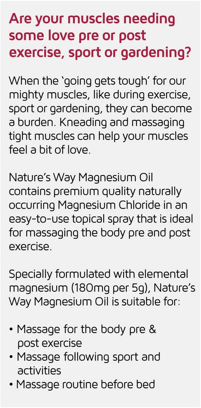 Nature'S Way Magnesium Oil 250 Ml