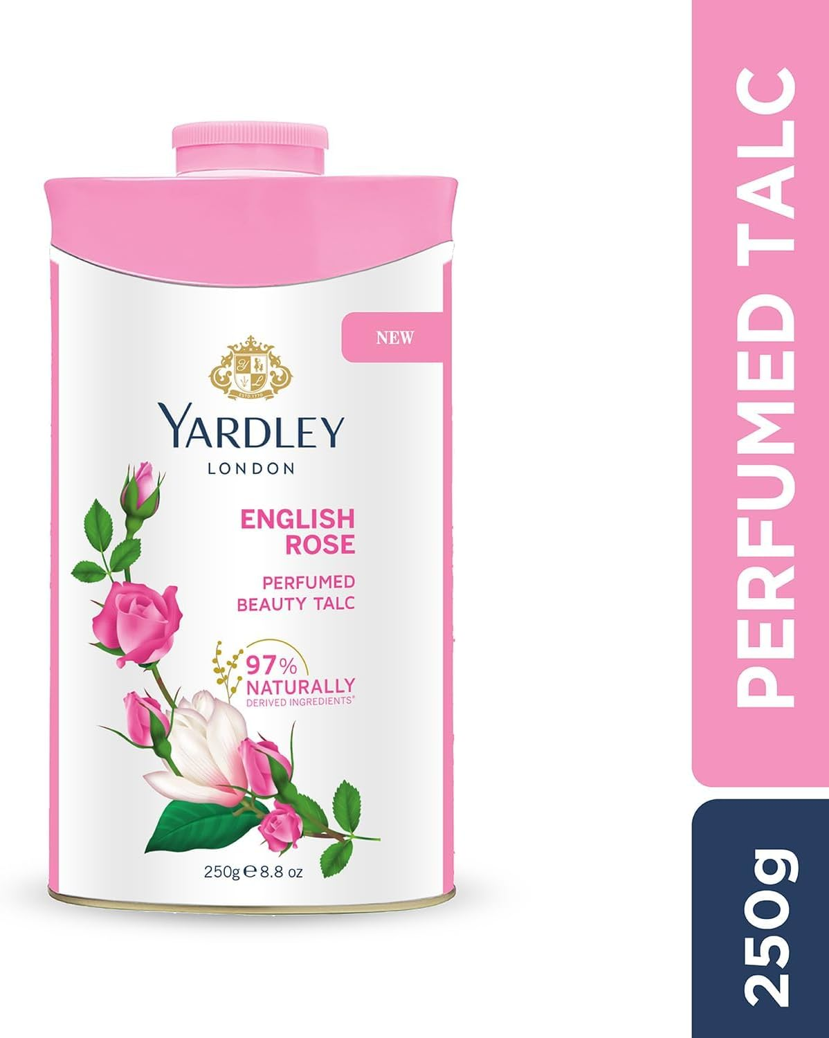 Yardley English Rose Perfumed Talc, 250 G image number 3