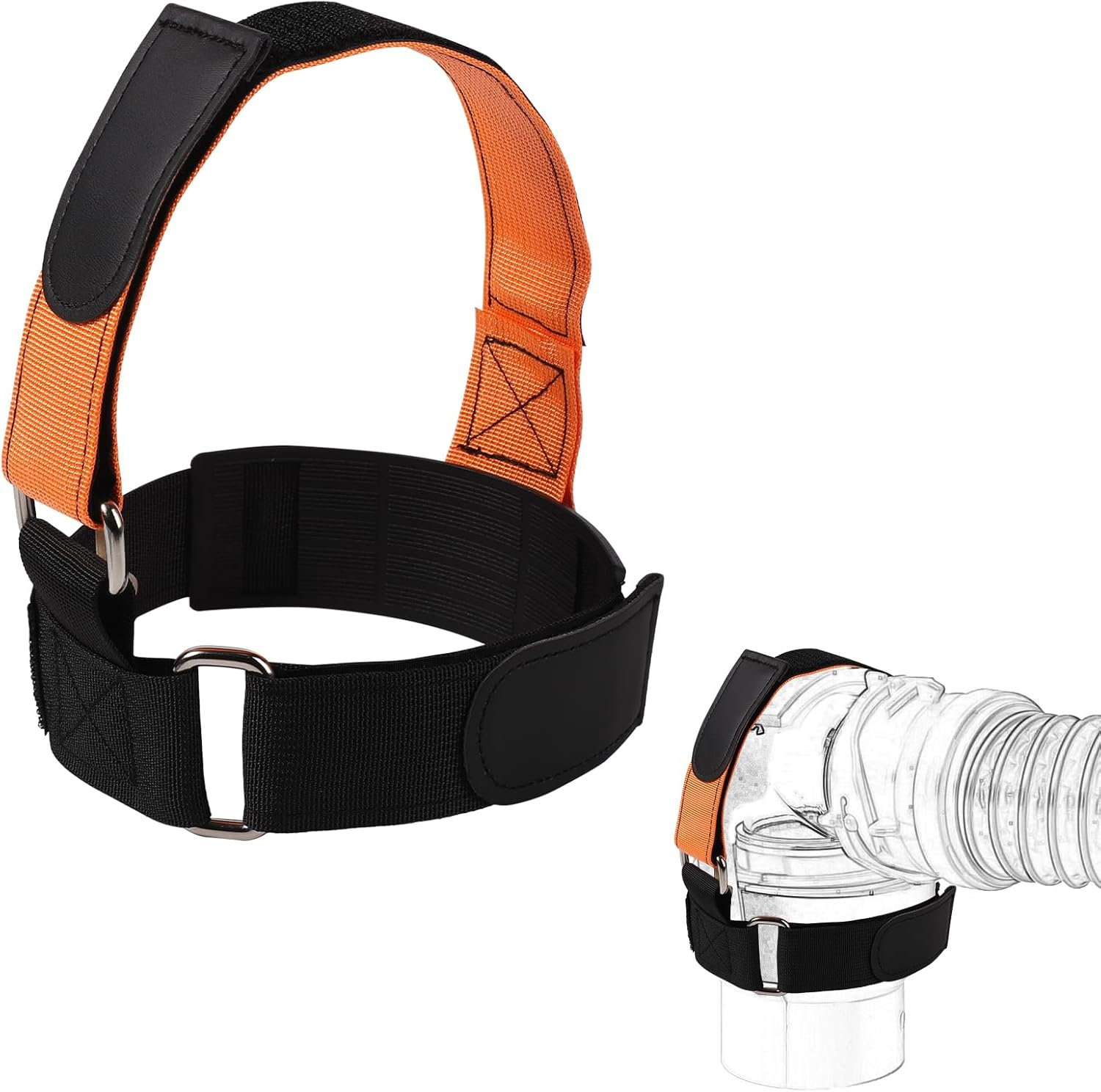 PEUTIER RV Hose Fastening Device, Magic Adhesive Styles RV Sewer Hose Support Adjustable Camper Sewer Accessory Hose Tightening Fittings for Camping Avoid Waste Pipe Dislodge image number 2