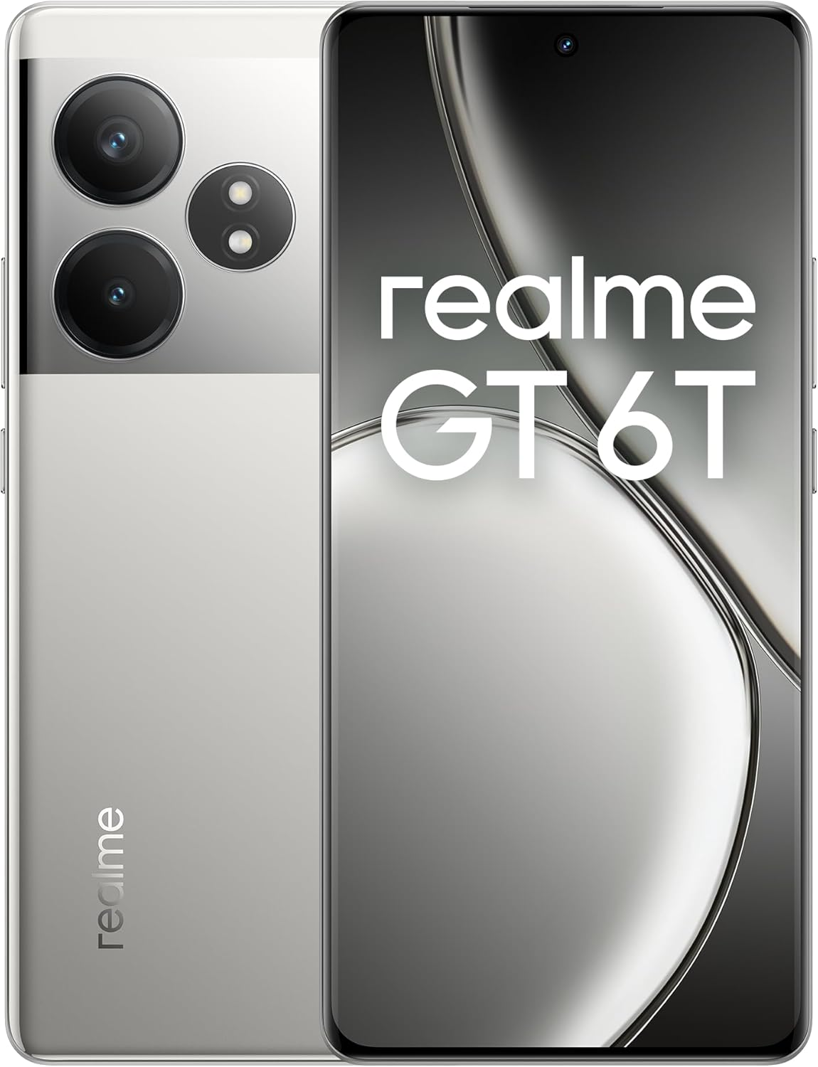 Realme GT 6T 5G Smartphone 8 + 256 GB, Snapdragon 7+ Gen 3 Flagship Chipset, 120 Hz 6000 Nit Hyper Display, 120 W Supervooc Charge, 5500 Mah Massive Battery, Sony 50MP OIS Camera, Razor Green (No