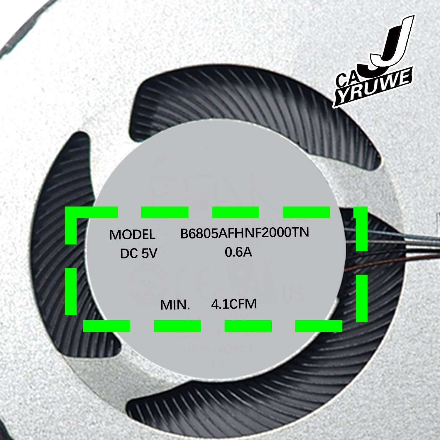 0KRK6P, Laptop CPU Cool Fan Replacement Compatible with Dell Inspiron 14 5410 5415 5418, 15 5510 5515 5518, 7400, 7415 2-In-1 2021 Series, for Vostro 14" 14 5410 5415, 5510 5515 image number 4