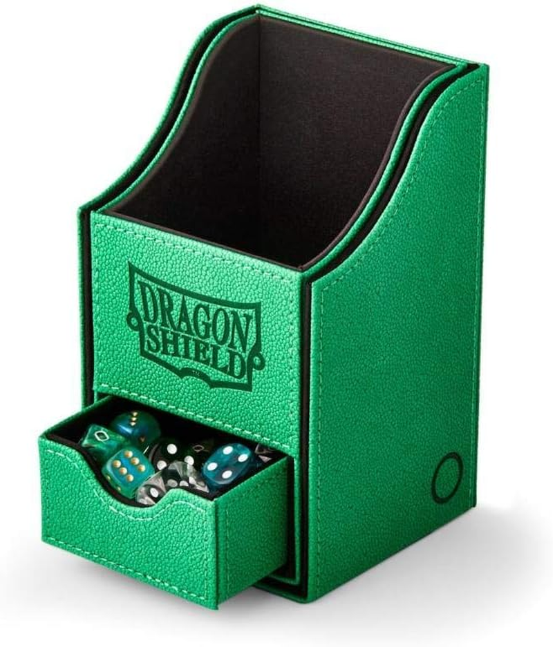 Dragon Shield Nest plus Deck Box, Light Green/Black - Light Green/Black image number 2