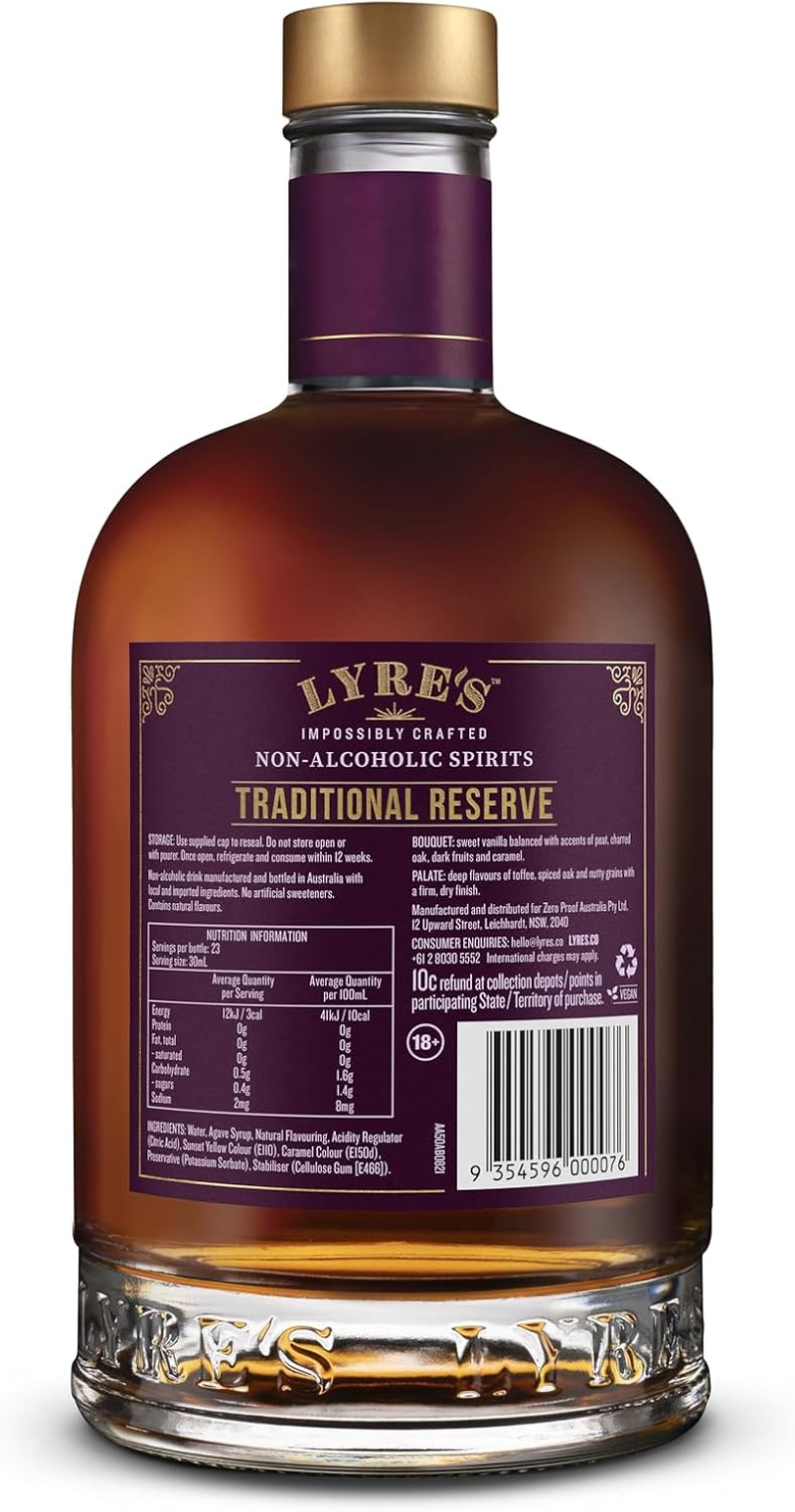 Lyre'S Highland Malt Non-Alcoholic Spirit 700 Ml