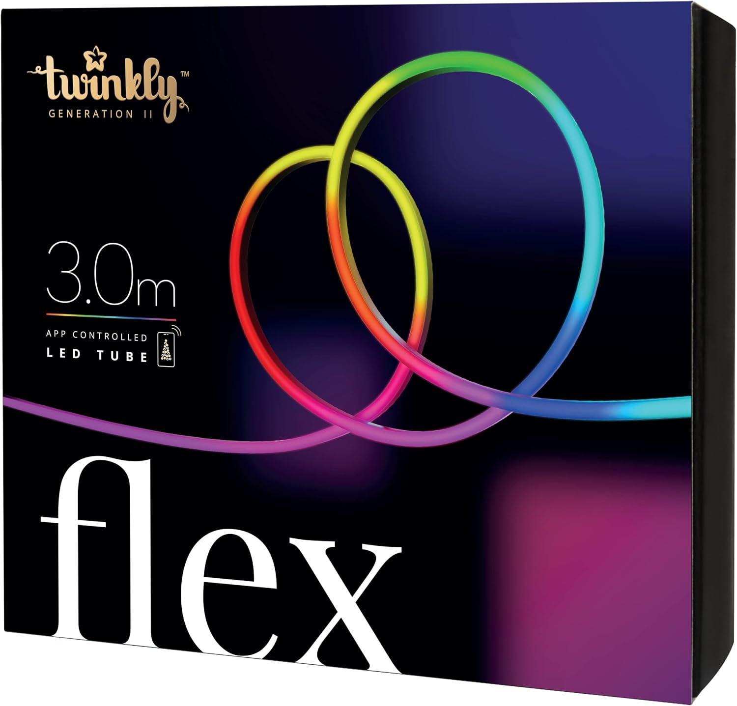 Twinkly Flex 3M, LED Tube Multicolor, RGB LED Strip Flexible, Compatible with Home Kit, Alexa and Google Home, Gaming Lights, 16 M+ Colors, USB C Power, App Control, White Wire image number 5