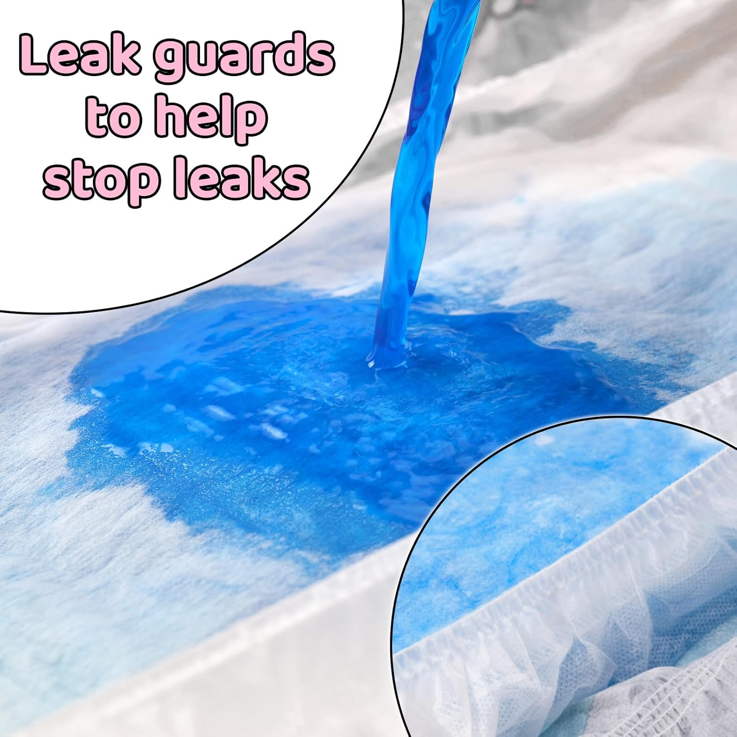 Littleforbig Ultra Absorbent 7000 Ml Adult Printed Diaper 10 Pieces - Goth Brat (Large 91-121 Cm) image number 2