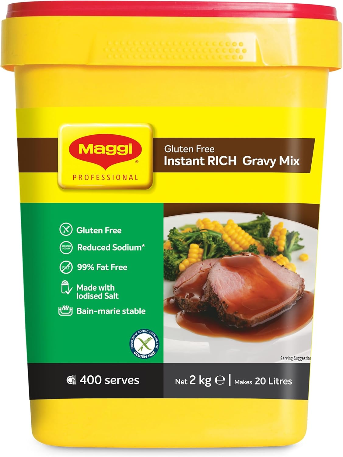 Maggi Gluten Free Instant Rich Gravy Mix 2 Kg image number 2