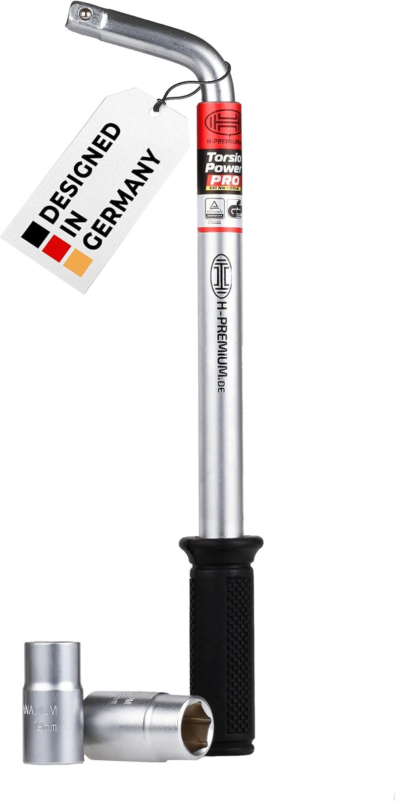 HEYNER&reg; Wheel Brace Wrench Car 2 Universal Inserts 17/19 Mm 21/23 Mm image number 2