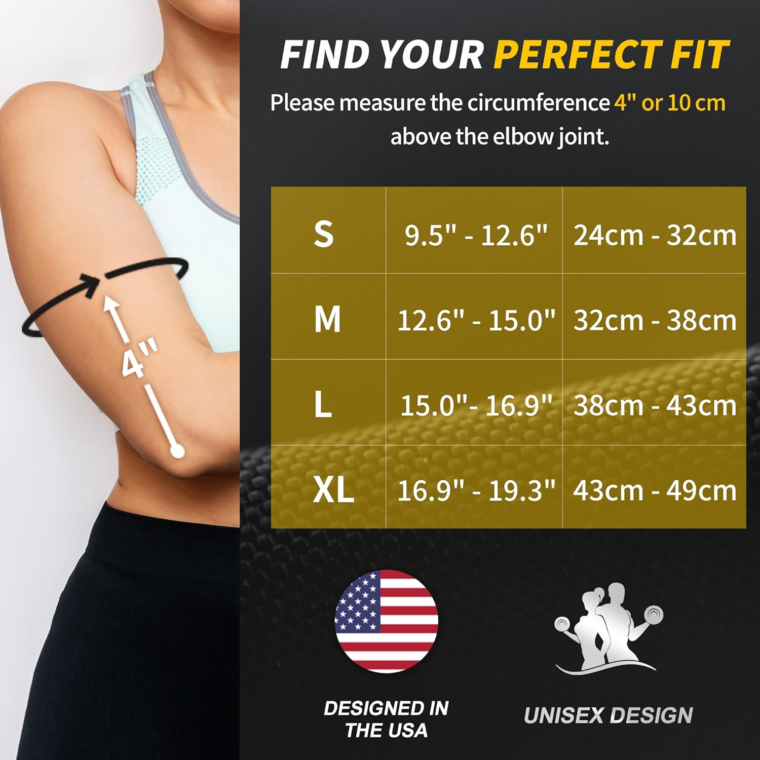 CAMBIVO Tennis Elbow Brace for Tendonitis and Tennis Elbow, Golfers Elbow, 2 Pack Arm Compression Sleeves for Women and Men, B&iacute;ceps Support Sleeve for Weightlifting, Basketball and Workout (Grey, L) image number 1