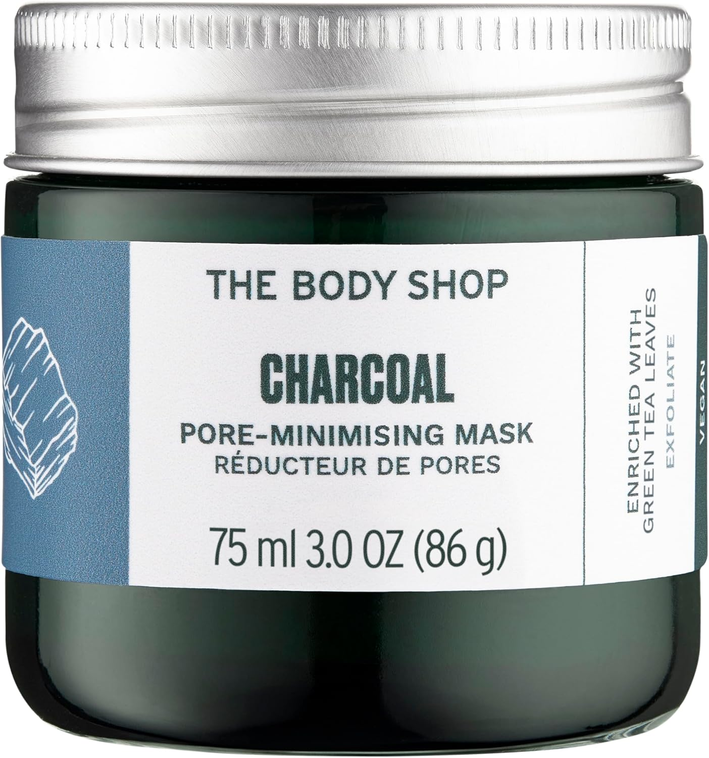 The Body Shop Himalayan Charcoal Purifying Glow Mask for Women 3 Oz Mask image number 2
