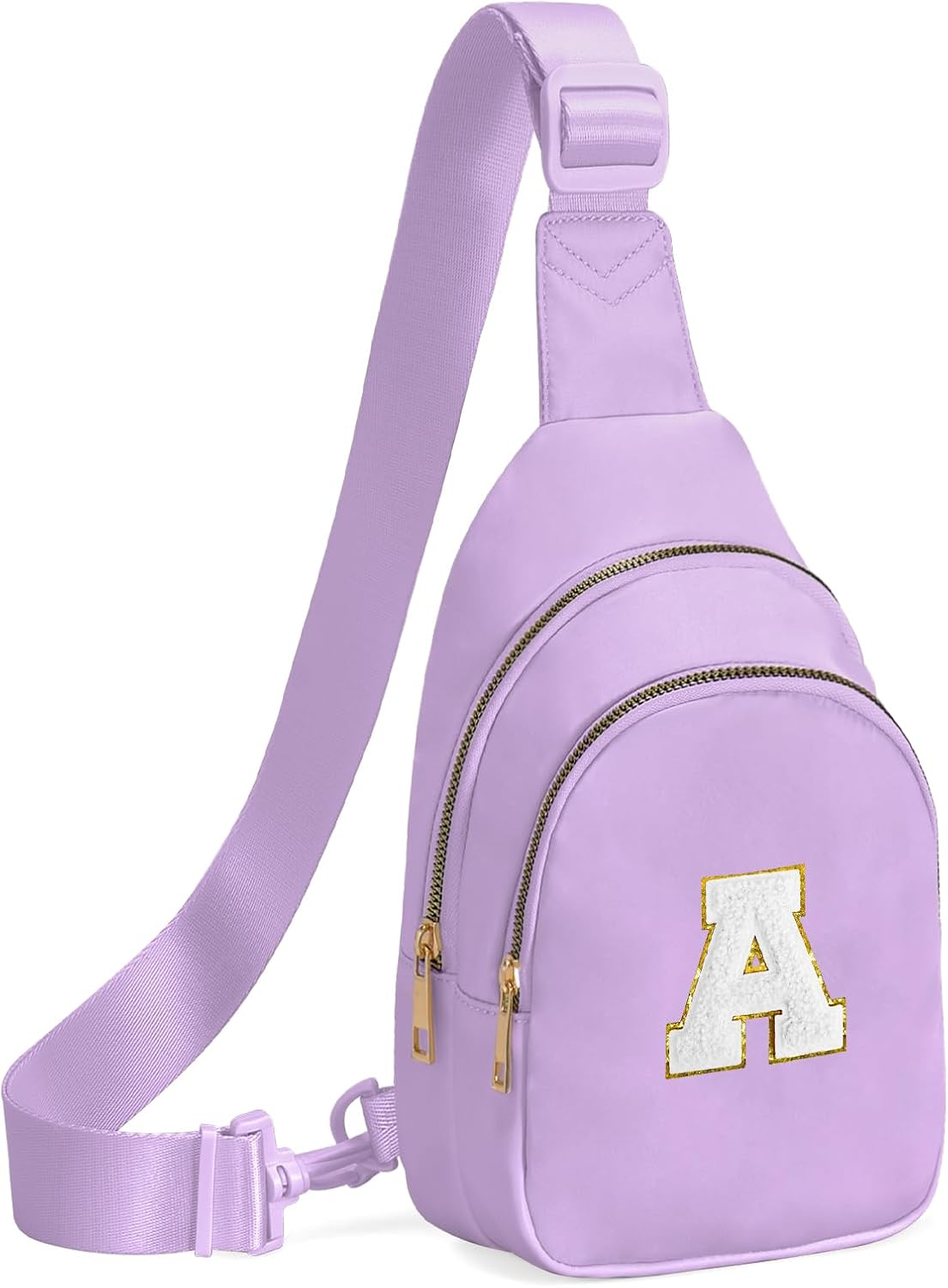 Viverte Birthday Gifts for 7 8 9 10 11 12 13 Year Old Girls Small Initial Sling Bag Cross Body Bag Fanny Pack for Girls image number 2