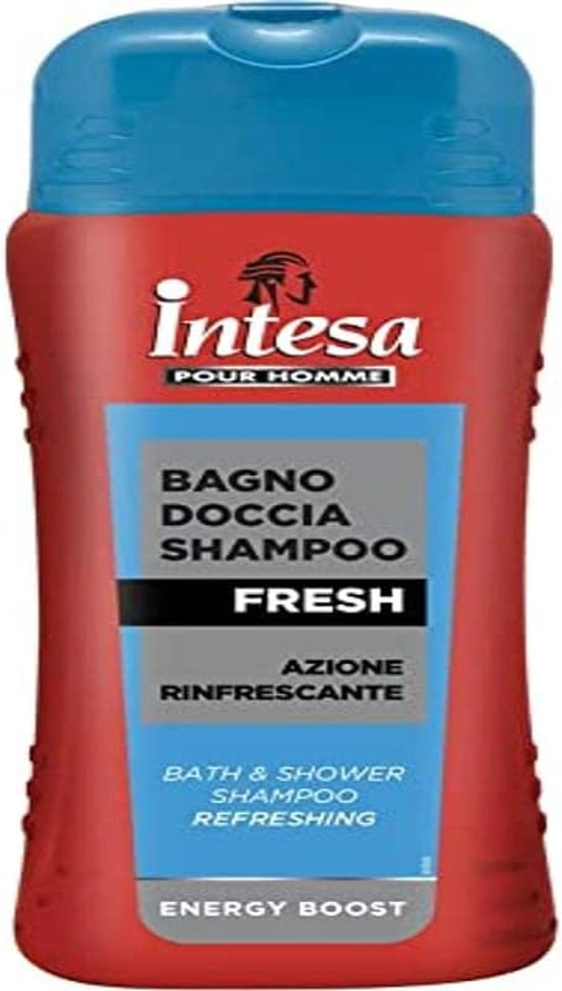 Intesa Pour Homme Bath Shower Shampoo Fresh Cooling Effect 500Ml