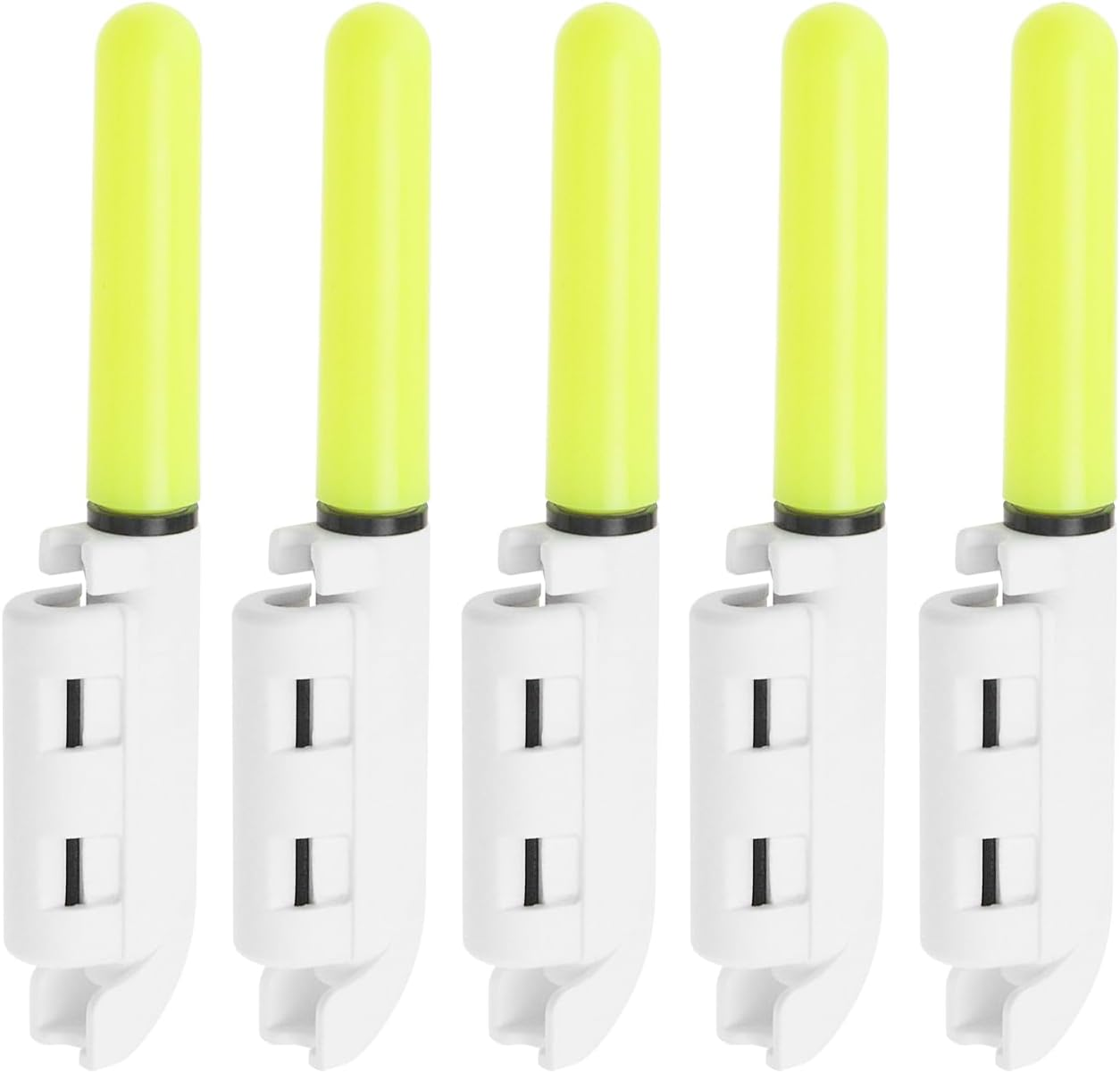 SING F LTD 5Pcs Night Fishing Rod Tip Lights Led Glow Lamp Waterproof Night Fishing Bite Alarm Glow Stick Fishing Tackle Accessories for Night Fishing