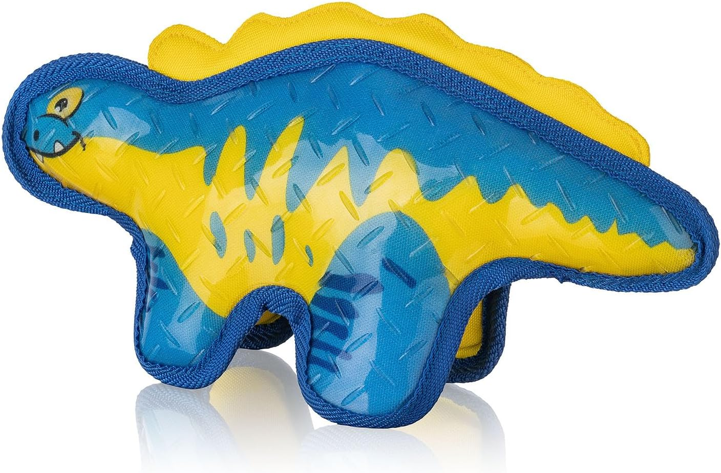 Knuffelwuff Dog Toy Dinosaur Brachiosaurus Made of Rubber and Fabric - Throwing and Fetch Fun for Land and Water with Integrated Squeaker - Bpa-Free image number 3