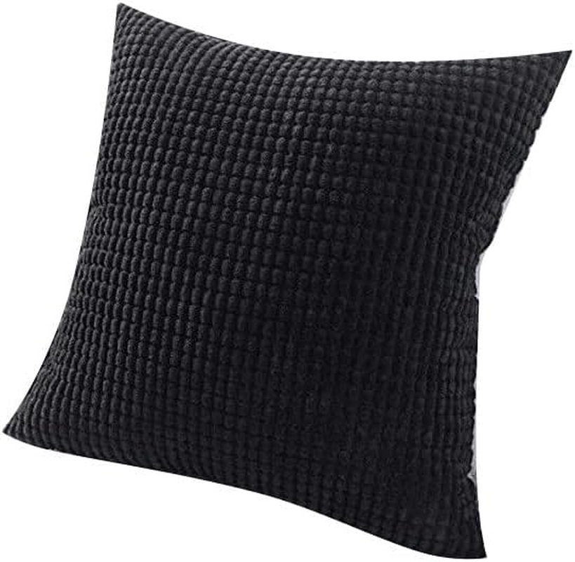 45X45 Plain Solid Colour Cushion Cover Decorative Pillow Case Home, Hidden Zipper Design, Handmade Quality
