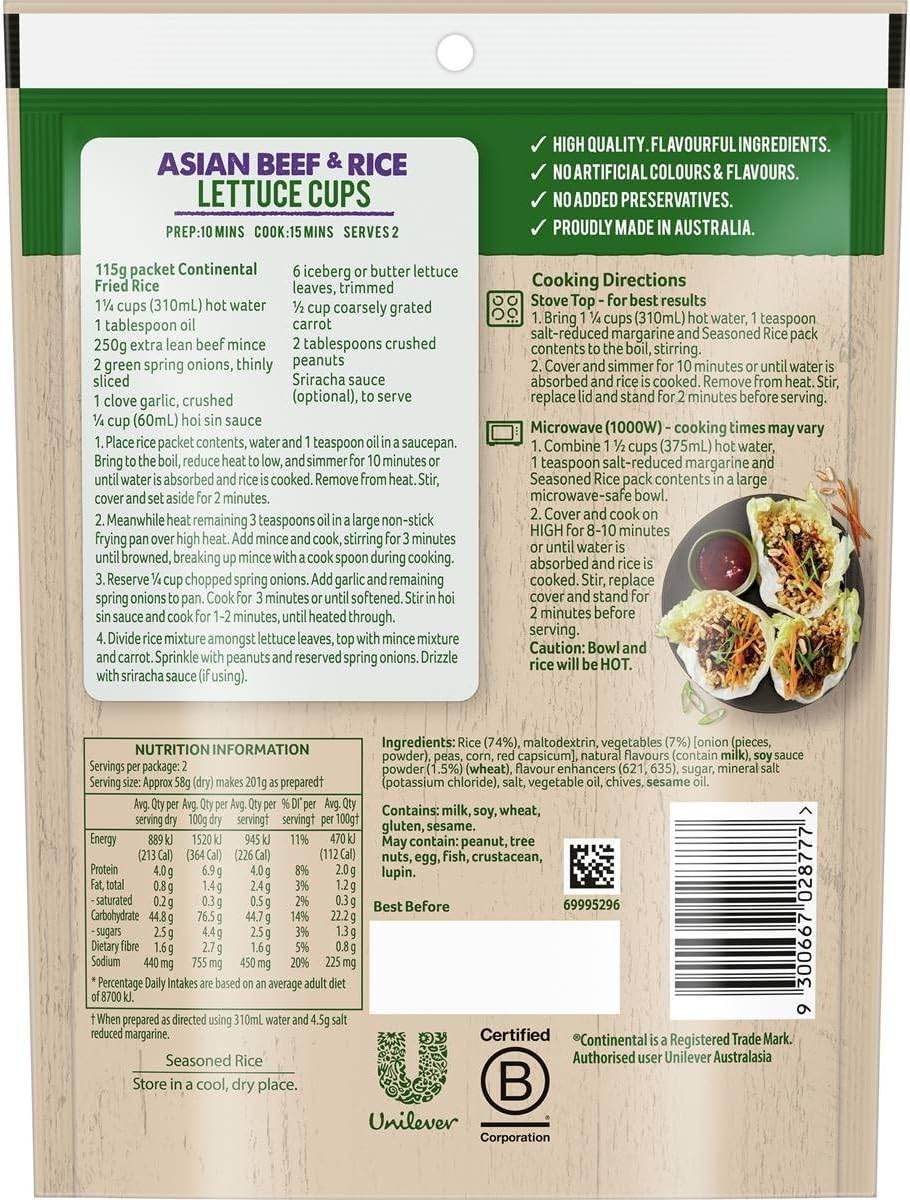 Continental Oriental Fried Rice 115 G image number 2