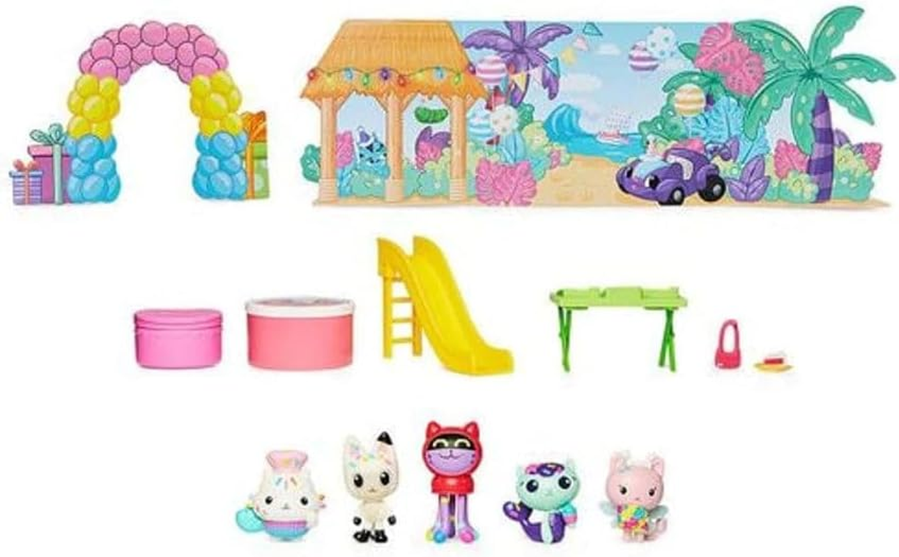 Gabby'S Dollhouse Pandy Paws' Birthday Figure Set image number 1